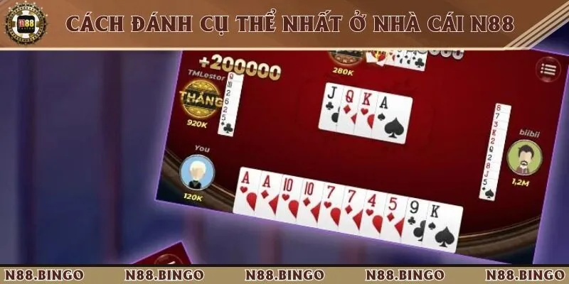 Hướng dẫn cách đánh cụ thể cho một ván bài